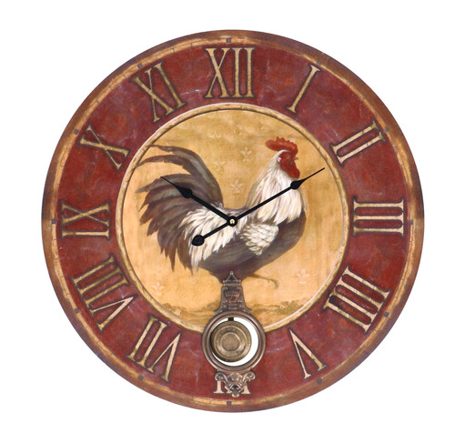 Horloge murale ronde pendule - ronde,