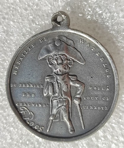 Medaille satirique waterloo - satirique,