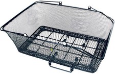 Basil California - Panier de vélo - au dos - noir