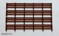 1/43 Lot 4 barrières marron