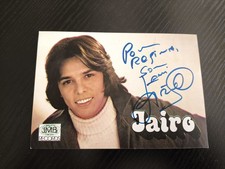 PHOTO DISQUES JMB RECORDS AUTOGRAPHE JAIRO SIGNATURE ORIGINALE ANNEES 80 TBE