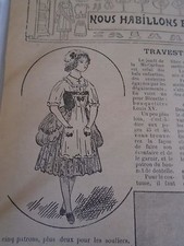 PATRON ORIGINAL POUR LA POUPEE