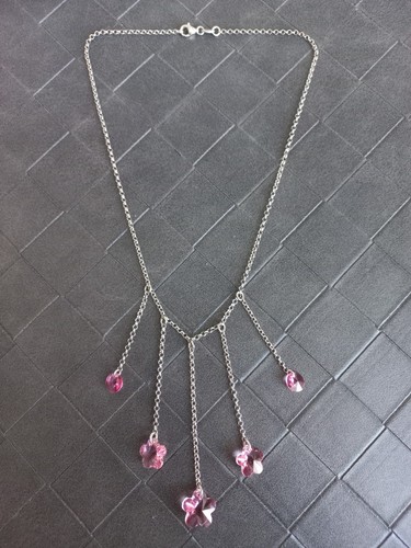 Chaine pendentif en cristal - +,