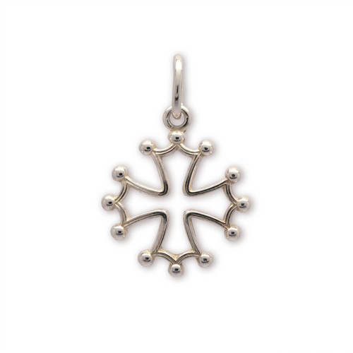 Croix occitane argent massif - ,