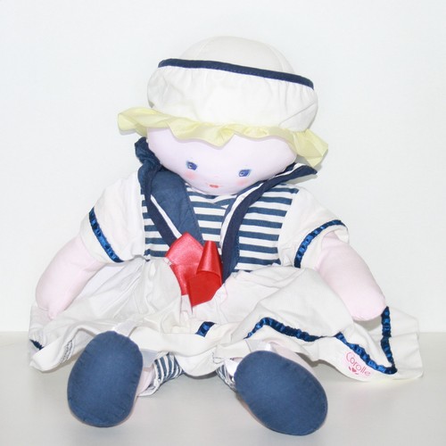 Doudou poupée corolle - poupée,