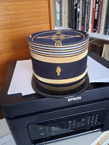 Képi militaire bleu - ,, galons