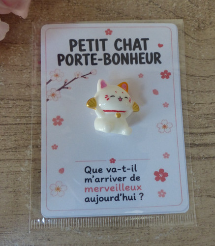 Mini chat porte bonheur - mini,