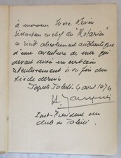 BELLE DEDICACE DE HENRI