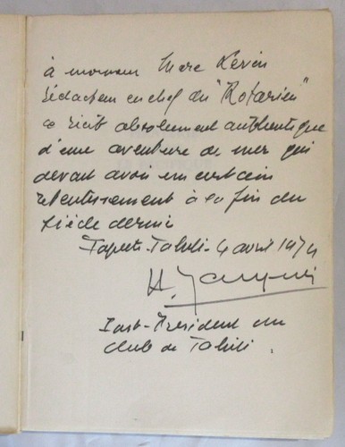 Belle dedicace henri - dedicace, de