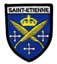 Patche écusson Saint Etienne ville blason badge patch ASSE thermocollant 