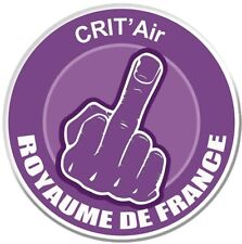 STICKER FUCK VIGNETTE CRIT AIR HUMOUR POUR PARE-BRISE AUTOCOLLANT 7cm VZ080