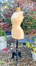 RARE ANCIEN MANNEQUIN RANSOUIN STOCKMAN TAILLE GUEPE FAUX CUL XIX NAPOLEON III