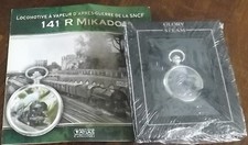 MONTRE A GOUSSET Mécanique 141R  SNCF d'après guerre, édition Atlas,sous blister