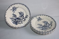 Assiettes plates faïence - en,