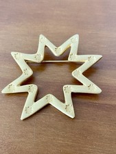 Vintage Broche Dorée Etoile