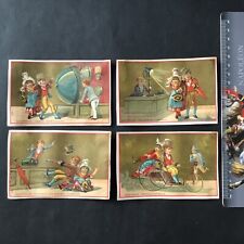 4 Chromos Dorés Tricycle