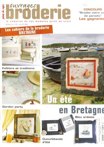 Magazine ouvrages broderie - magazine,