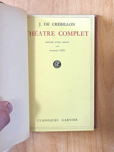 Théâtre complet de - j.,