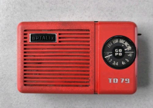 Transistor optalix rouge - transistor, 79