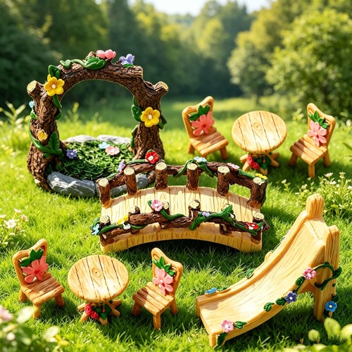 9pcs mini zen - 9pcs, garden