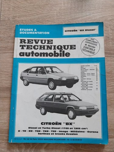 Revue technique citroen - citroen, bx