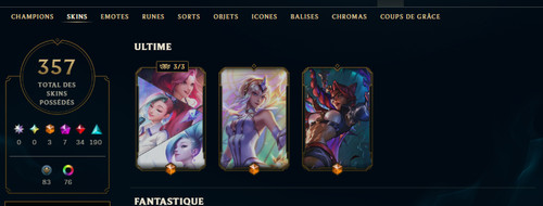 Compte league - , of