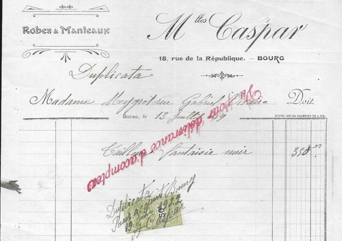 Timbre fiscal sur facture - fiscal,