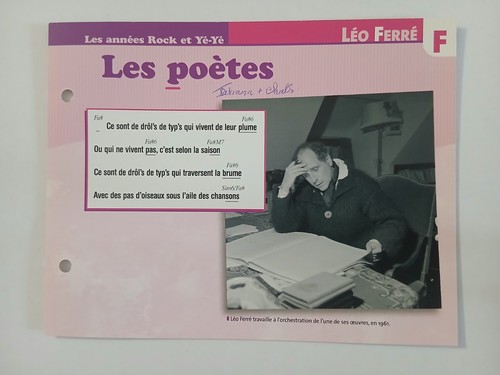 Carte fiche leo - -, les