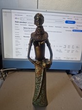 Statuette statue figurine Africaine Femme  37 cm - Afrique tribal
