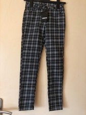 Pantalon slim style tartan