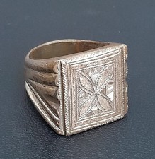 Grosse Bague Touareg Cuivre &