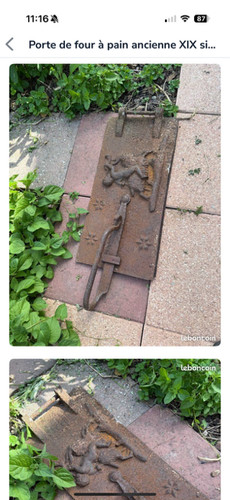 Porte four pain ancienne - porte,