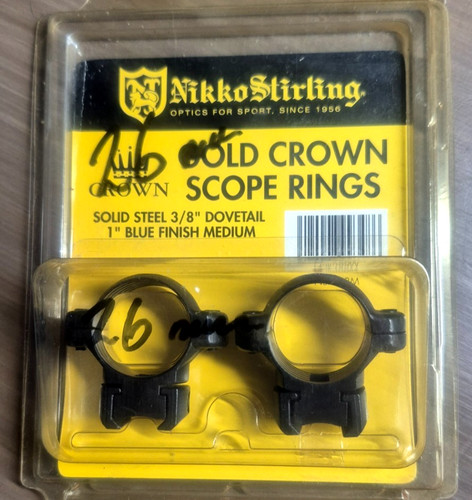 Gold crown scope ring - crown,