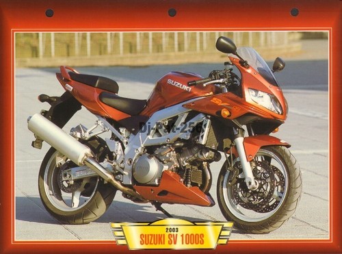 Fiche moto suzuki 1000 s - sv,