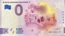BILLET 0 EURO ROTA ESTRADA NACIONAL 2 PORTUGAL 2024 NUMERO DIVERS