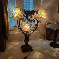 Lampe grappes raisin Murano vintage