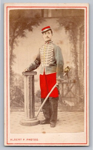 Cdv 1870 cavalier cavalerie - cdv,