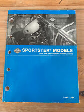 PARTS CATALOGUE MANUEL PIECES DETACHEES HARLEY DAVIDSON SPORTSTER 2009