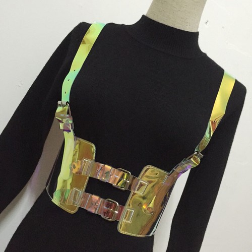 Femme pvc laser ceinture - femme, gilet