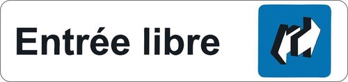 Autocollant sticker porte