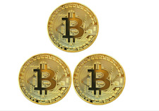 Pièces Bitcoin Collection ETH Cryptomonnaie Solana OR Gold Token BTC 3 XRP DOGE