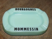Ancien Cendrier Bistro En Opaline Grands vins de Bourgogne J. Mommessin