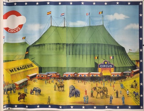 Affiche entoilée cirque - entoilée,