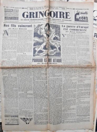 Journal ancien gringoire - ancien, 16