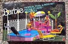 Barbie / Piscine et patio tropiques / Tropical pool & patio set (incomplète)