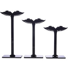  3 Pcs Necklace Holder Présentoir À Boucles D'oreilles Support Suspendu