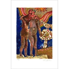 TOBIASSE Théo - Lithographie originale "Cantique des cantiques 10" 51x35cm