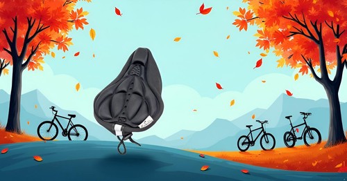 Housse selle gel noir - de,