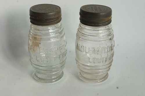 Pots moutarde verre - pots,
