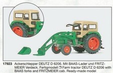 PREISER 17923 Échelle HO Tracteur Agricole Accessoiré (Déjà Construit)